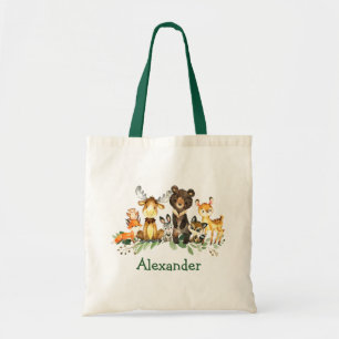 Bolsa Tote Animais da Floresta Florestal da Água
