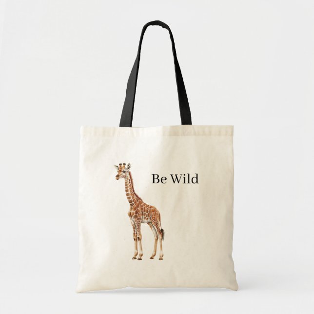 Bolsa Tote Animais Girafa Coala Safari (Frente)