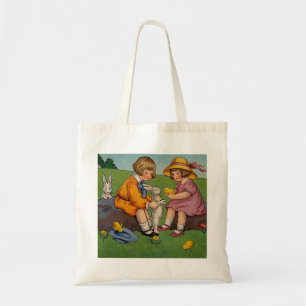 Bolsa Tote Animais Lindos Vintage de Páscoa