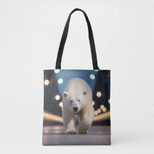 Bolsa Tote Animais Selvagens De Ursos Polares Na Rua