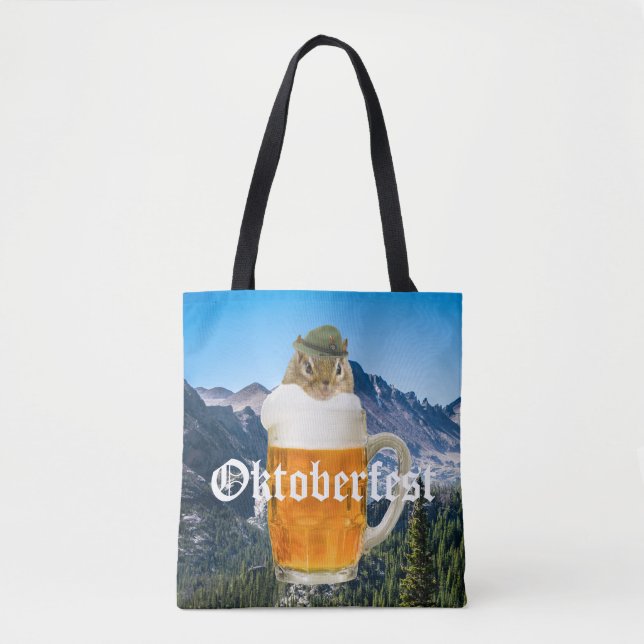 Bolsa Tote Animal do Festival de Cerveja da Oktoberfest (Frente)
