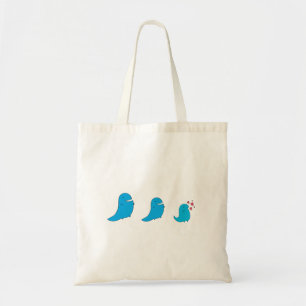 Bolsa Tote Animal Engraçado Azul
