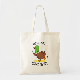 Bolsa Tote Animal Puns Me Enche Engraçado Pun