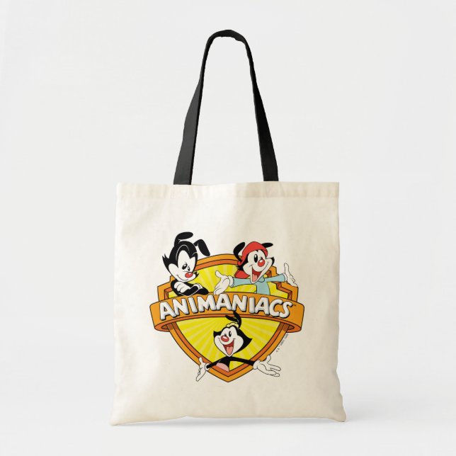 Bolsa Tote Animaniacs | Warner Brothers & Sister WB Shield (Frente)