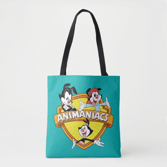 Bolsa Tote Animaniacs | Warner Brothers & Sister WB Shield (Frente)
