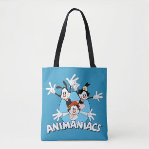 Bolsa Tote Animaniacs   Warner Siblings Wide Arms Graphic