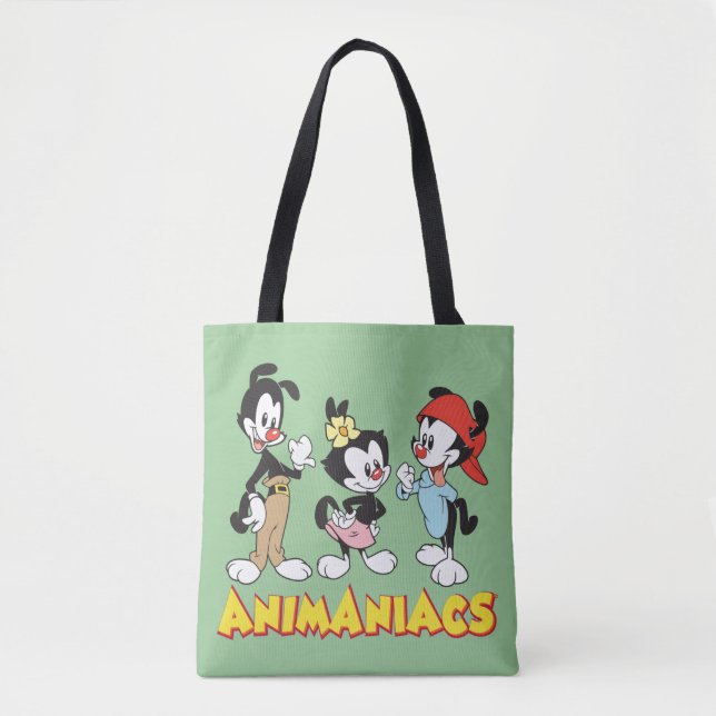 Bolsa Tote Animaniacs | Yakko, Dot e Wakko Permanente (Frente)