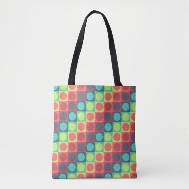 Bolsa Tote Anime a Rede Polka (Frente)
