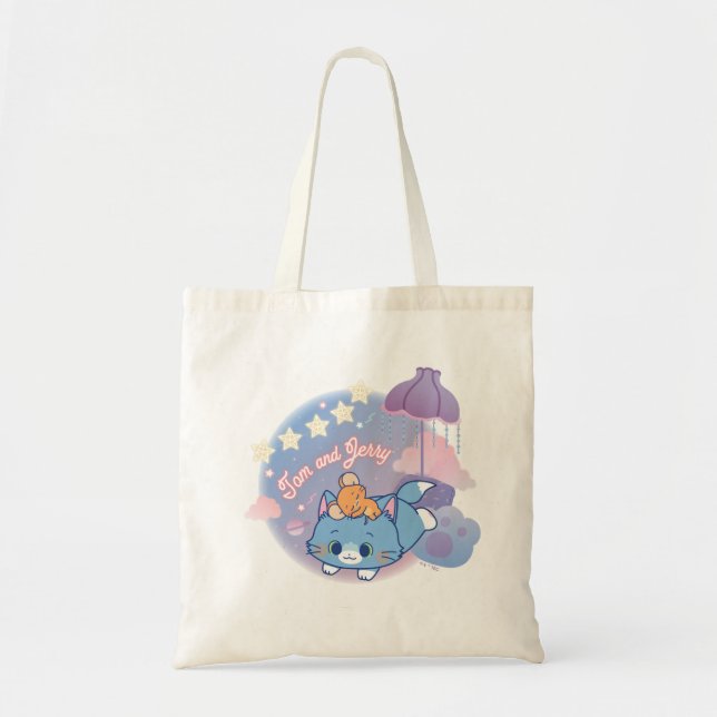 Bolsa Tote Anime as noites de Tom e Jerry Dreamy (Frente)