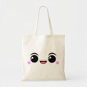 Bolsa Tote Anime Feliz Kawaii Encarado