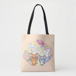 Bolsa Tote Anime Magical Candyland com Jerry e Tuffy