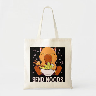 Bolsa Tote Anime Ramen Engraçado Envia Noods Amor Boné Kawaii