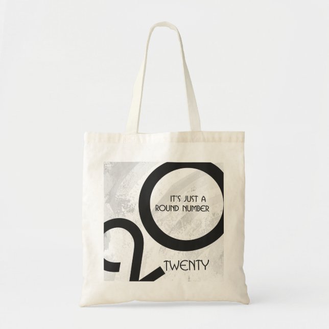 Bolsa Tote Aniversário da Década Branca (Frente)