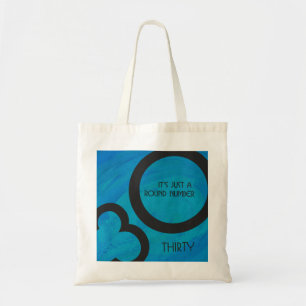 Bolsa Tote Aniversário de 30 Décadas Azul