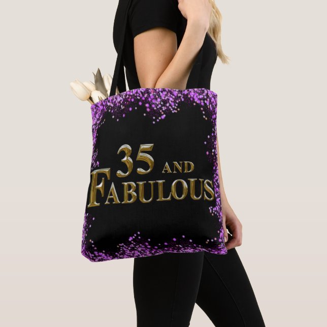 Bolsa Tote Aniversário de 35 anos (Close Up)