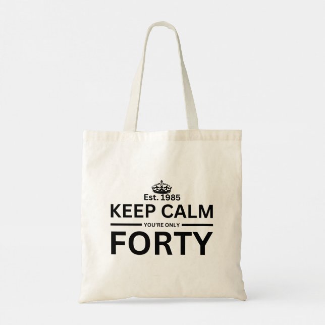 Bolsa Tote aniversário de 40 anos (Verso)