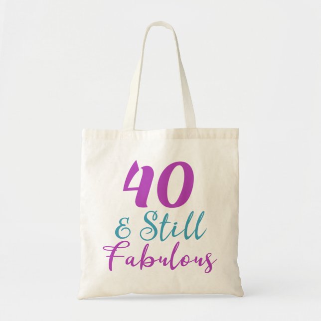 Bolsa Tote aniversário de 40 anos ainda fabuloso (Frente)