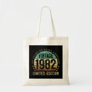 Bolsa Tote aniversário de 40 anos Vintage 1982 Homens De Pres