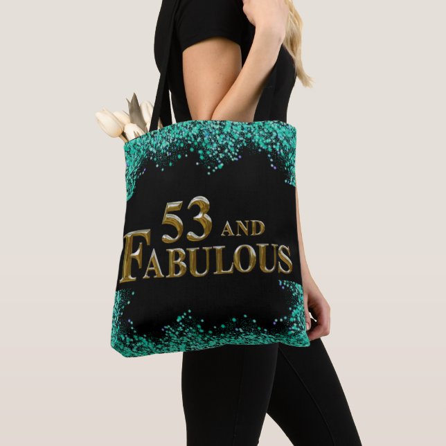 Bolsa Tote Aniversário de 53 anos (Close Up)