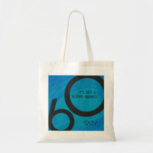 Bolsa Tote Aniversário de 60 Década Azul