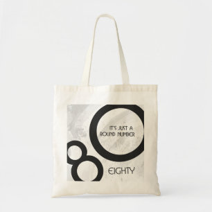 Bolsa Tote Aniversário de 80 Décadas Branco