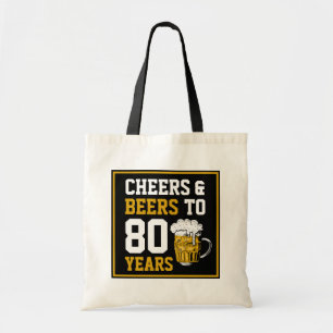 Bolsa Tote Aniversário de 80 para 80 anos