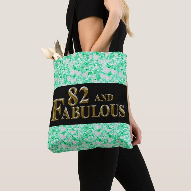 Bolsa Tote Aniversário de 82 anos (Close Up)