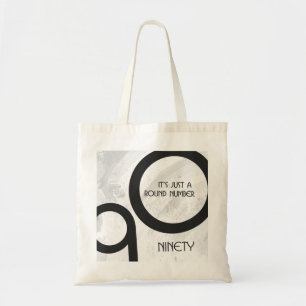 Bolsa Tote Aniversário de 90 Décadas Branco