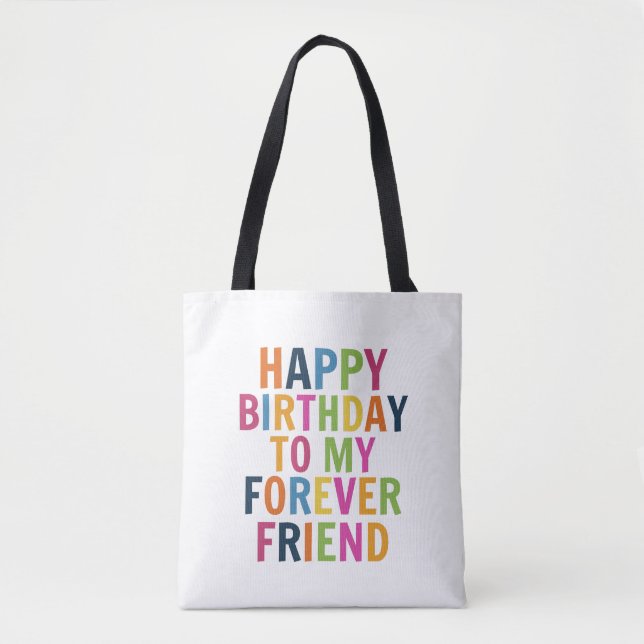 Bolsa Tote Aniversário de Amigos  (Frente)