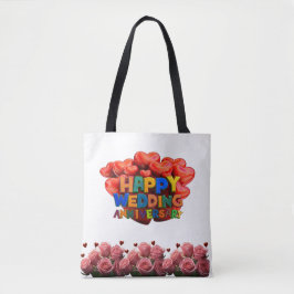 BOLSA TOTE ANIVERSÁRIO DE CASAMENTO FELIZ