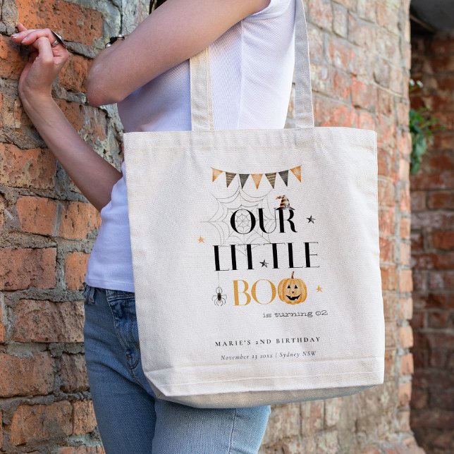 Bolsa Tote Aniversário de criança Bela de Abóbora Pumpkin Peq (Criador carregado)