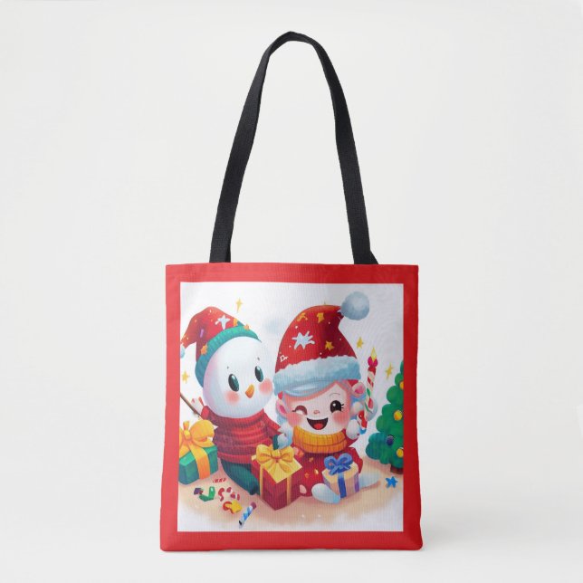Bolsa Tote Aniversário de Natal 5 (Frente)
