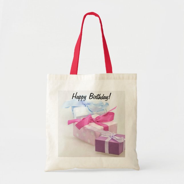 Bolsa Tote Aniversário Deseja Saco de Tote (Frente)