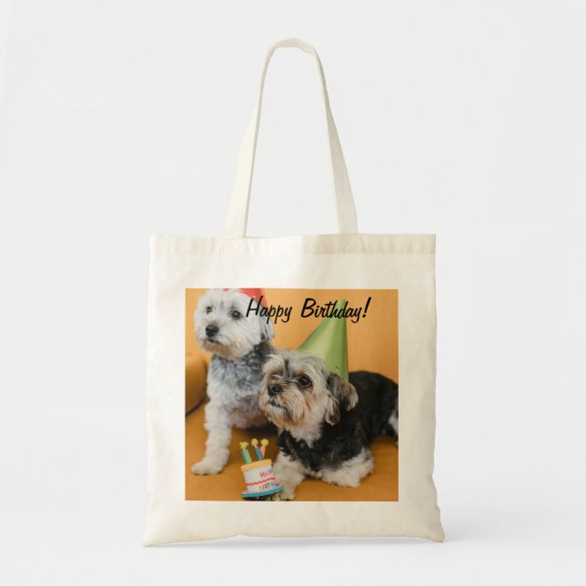 Bolsa Tote Aniversário Deseja Saco de Tote (Frente)