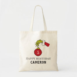 Bolsa Tote Aniversário do Grinch no Quadro Negro