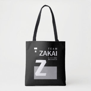 Bolsa Tote Aniversário do Nome Personalizado Zakai