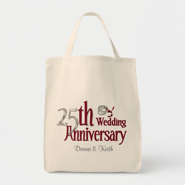 Bolsa Tote Aniversário do Silver (Frente)