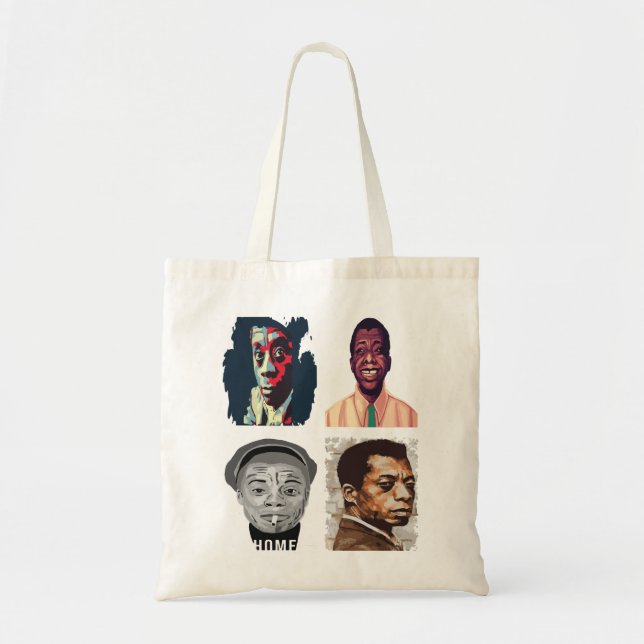 Bolsa Tote Aniversário Gift James Baldwin Oferece Presentes P (Frente)