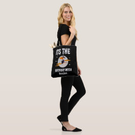 Bolsa Tote Aniversário Personalizado da Bruxa de Aniversário