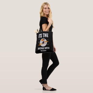 Bolsa Tote Aniversário Personalizado da Bruxa de Aniversário