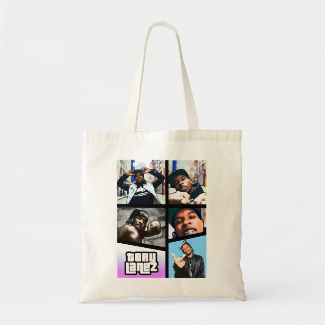 Bolsa Tote Aniversário Presente Tory Lanez Grand Thief Auto (Frente)