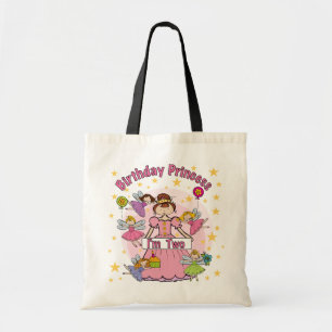 Bolsa Tote Aniversário Princesa Eu sou duas T-shirts e presen