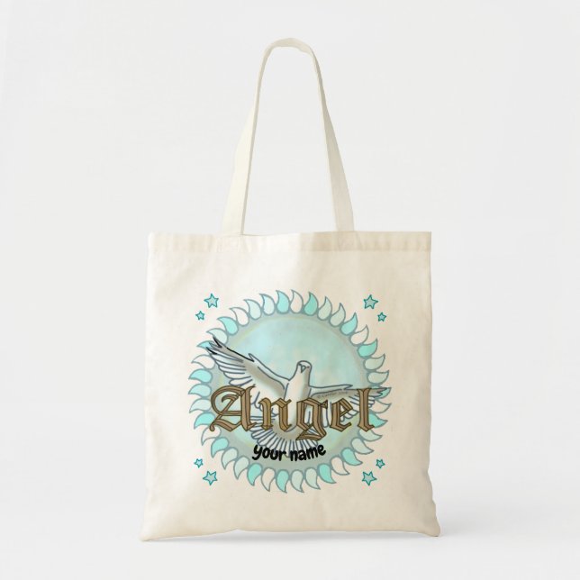 Bolsa tote anjo Blue Dove  (Frente)