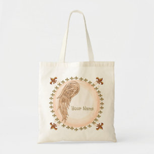Bolsa Tote anjo cristão de uma asa