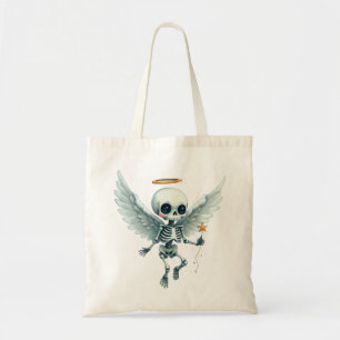 Bolsa Tote Anjo Esqueleto – O Lado Doce da Vida Após a Morte.