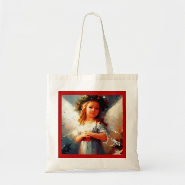 Bolsa Tote Anjo Natal 1 (Frente)