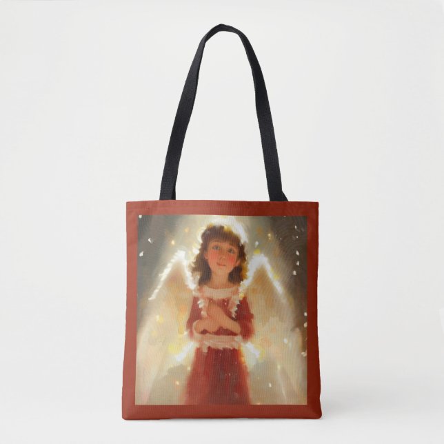 Bolsa Tote Anjo Natal 4 (Frente)