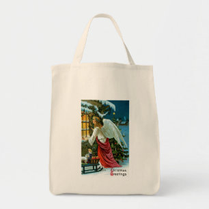 Bolsa Tote Anjo que olha na janela