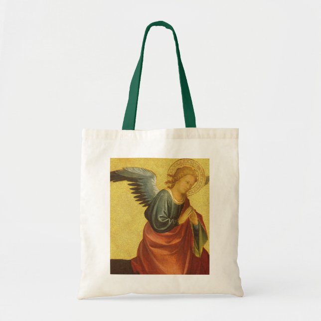 Bolsa Tote Anjo Renascentista por Mestre do Bambino Vispo (Frente)
