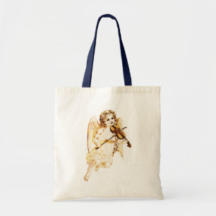 Bolsa Tote Anjo tocando violino